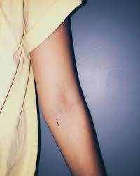 Petite Stick N Poke Tattoo Tattoos Above Elbow Tattoo Elbow Tattoos
