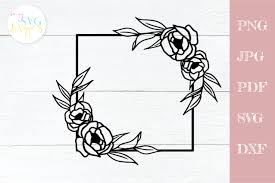 Download Floral Frame Svg Flower Svg Floral Bouquet Svg By Mysvgdesigns Thehungryjpeg Com