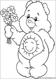 Each bear had a name, a job, and a symbol tied to it. 220 Color Care Bear Ideas Care Bear Bear Coloring Pages Care Bears