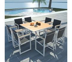 Vidaxl Garten Essgruppe 9 Tlg 109 X 109 X 72 Cm Aluminium Wpc Braun Garten Essgruppe Terrasse Sitzgruppe Essplatz Im Freien