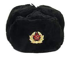Ushanka Hat Russian Soviet Army Kgb Military Cossack Ushanka Black Size S Metric 56 Ushanka Russian Winter Hat Winter Hats