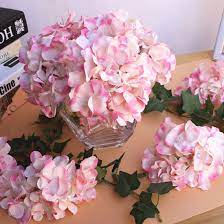 How to make hydrangeas flower pink. 1pcs Big Silk Artificial Flowers Hydrangea Flower Wedding Decoration Spring Vivid Big For Wedding Home Decoration Artificial Dried Flowers Aliexpress