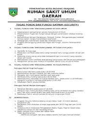 Tugas pokok satpam/security menyelenggarakan keamanan dan ketertiban dilingkungan kerja bkkm khususnya pengamanan fisik (physical security). Tugas Pokok Dan Fungsi Satpam Pdf