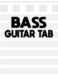 Amazon Com Bass Guitar Tab Bass Guitar Tab 150 Pages Blank Musical Notebook For Composing Your Music White Paper Made For 4 String Bass Non Refillable Perfect Size 9781092616942 Kech Omi Books