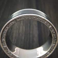 Platinum And Elysium Diamond Eternity Diamond Ring Custom Made Band Eternity Ring Diamond Black Diamond Ring Diamond Eternity