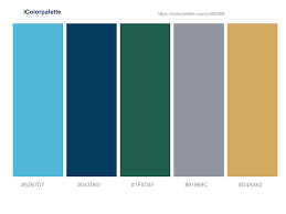 Get inspired by these beautiful blue color schemes and make something cool! Shakespeare Teal Blue Green Pea Oslo Gray Whiskey Color Scheme Icolorpalette