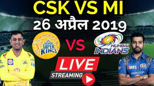 Get the latest news and find ipl points table, indian premier league news, ipl schedule at indiatv sports. Csk Vs Mi Live Match