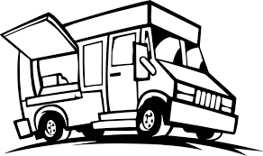 Food Truck Coloring Page Truck Coloring Pages Train Coloring Pages Crayola Coloring Pages