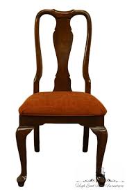 Ethan Allen Georgian Court Traditional Queen Anne Style Dining Side Chair 11 6211 High End Used Furniture Side Chairs Dining Side Chairs Chair