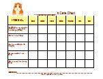 printable pet care charts free behavior charts