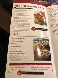 Fresh greens topped with homestyle fried or grilled chicken, corn, diced tomato, crisp green onions, cheddar cheese, tortilla strips and a drizzle of bob evans wildfire® sauce. Menu Picture Of Bob Evans Dublin Tripadvisor