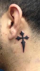 What does a diamond tattoo behind the ear mean? 185 Trendy Behind The Ear Tattoos And Ideas Tattoo Me Now