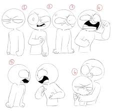 Cartoon Drawing Techniques Drawing Expressions Drawing Base Art Reference Poses