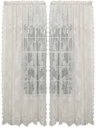 Shop for curtains with attached valances at walmart.com. Lace Curtains Carly Floral Lace Curtain Panel With Attached Valance By Stylemaster Only 14 99