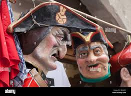 Camino frances pamplona old town hi-res stock photography and images