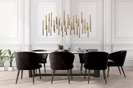 Dining Room Light Fixture Modern Lighting Black Chandelier