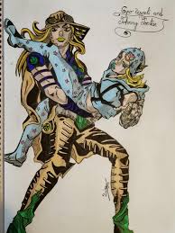 I drew Johnny and Gyro. I'm loving Steel Ball Run! : r StardustCrusaders
