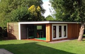 Mypad Mancave With Bar And Soundproof Studio Contemporary Garden Rooms Contemporary Garden Garden Room
