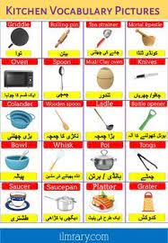 You shop for grocery items to use in indian kitchen with this checklist. English Vocabulary For Kitchen With Urdu Meanings List Of Kitchen Items With Urdu Meanings In 2021 Vocabulary Pictures Vocabulary Kitchen Vocabulary