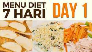 Menu diet sehat sementara beli katering diet mahal, kamu bisa bikin sendiri menu dietmu pakai sontekan ini. Cara Menurunkan Berat Badan Seminggu Dengan Ikuti Pola Makan Ini Day 1 Youtube