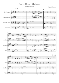 Download Sweet Home Alabama Geral Sheet Music For Trombone Solo Download And Print In Pdf Or Midi Free Sheet Music Musescore Com