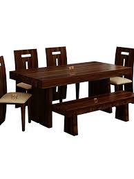 Wood 6 Seater Dining Table Set With 4 Chairs And 1 Bench For Home 6 Seater Dining Table Dining Table Buy Dining Table