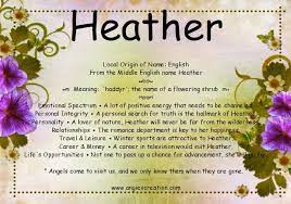 Heather Angies Creation Heather Meaning Have A Happy Day Heathers