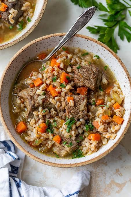 Beef Barley Soup Recipe