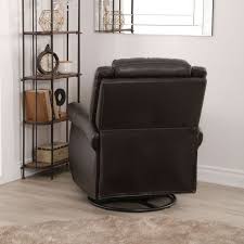 Maybe you would like to learn more about one of these? Abbyson Elena Leather Swivel Glider Recliner Brown Walmart Com Walmart Com