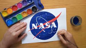 Nasa logo coloring page from spaceships category. How To Draw A Nasa Logo Youtube