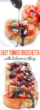 Schnelle Hahnchenbruschetta Mit Balsamico Reduktion Rezepte Fingerfood Rezepte Fingerfood