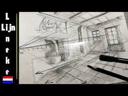 Zo Teken Je Perspectief Voor Beginners Kamer Tekenen In Stappen Youtube Kamer Tekenen Tekenen Perspectief Tekening