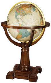 World globe on floor stand. Annapolis Large Illuminated Floor Standing World Globe By Replogle Free Shipping