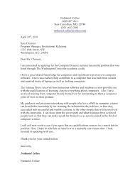 Computer science is a broad field that touches nearly everything we encounter in our daily lives. Cover Letter Template Computer Science Resume Examples Cover Letter Example Cover Letter For Internship Resume Cover Letter Examples