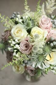 Your wedding day should be exactly how you always dreamed it would be. Vintage Style Bouquet Of Avalanche And Menthe Roses Astilbe Astrantia Bouvardia Thistles And Foliage Liber Wedding Bouquets Wedding Flowers Bridal Flowers