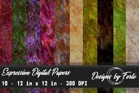 Expression Digital Papers Graphic By Heidi Vargas Smith Digital Paper Digital Paper
