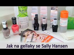 Salon gel polish barevné gelové laky. Sally Hansen Jak Na Gellaky Youtube