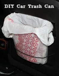 Make Your Own Car Trash Can Debt Free Spending Diy Car Trash Can Trash Can For Car Car Trash