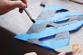 Diy Gift Ideas Decorated Wooden Letters The Home Depot