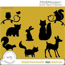 70 Sale Woodland Animal Silhouettes Clipart Vector Eps Png Image Forrest Animal Stamps Shapes Scrapbook Fox Owl Deer Squirrel Bear Fussball Geburtstag Schablonen Bilder