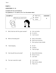 Ket Reading And Writing Practice