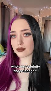 i've been getting told i look like her for 10 years and i still only see a  few similarities when i do certain makeup looks 👀. btw