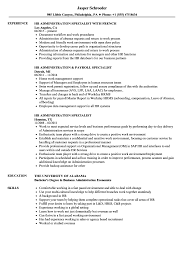 Successfully assisted in union negotiations ending in signed contracts. Hr Administration Resume Samples Velvet Jobs