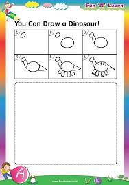 Draw Dinosaur Ukg Samples Worksheet Kindergarten Worksheets Free Kindergarten Worksheets Worksheets