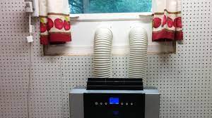 Air conditioners are essential for keeping homes comfortable during hot summers.window air conditioners cool a single room or portable modular buildings that go wherever they're needed. Diy Dual Hose Portable Ac Window Adapter Plate For Whynter Portable Ac Unit Youtube