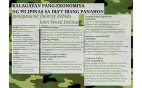 Kalagayan Pang Ekonomiya By