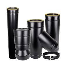 Twin Wall Flue Pipe Insulated Wood Burning Multifuel Stoves ...