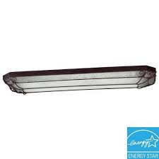 Ideal for space that requires high light level. Hampton Bay Saguro 4 Light Flush Mount Ceiling Russet Fluorescent Light Hbf1330 Kitchen Ceiling Lights Fluorescent Kitchen Lights Flush Mount Kitchen Lighting
