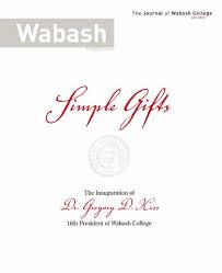 Wabash magazine fall 2013cx by Wabash College