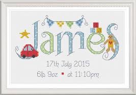 It takes all of the guess work out for you. Bespoke Boy Name Sampler Cross Stitch Chart Digital Format Etsy In 2021 Baby Cross Stitch Patterns Cross Stitch Samplers Cross Stitch